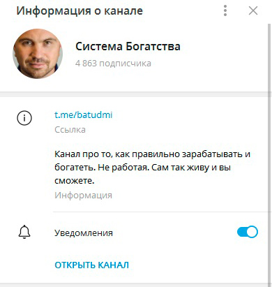 Блог Дмитрия Батухтина «Система Богатства» фото