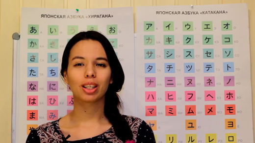 Дарья Мойнич как выучить хирагану