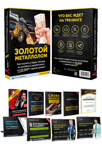 Тренинг Олега Селифанова Золотой металлолом